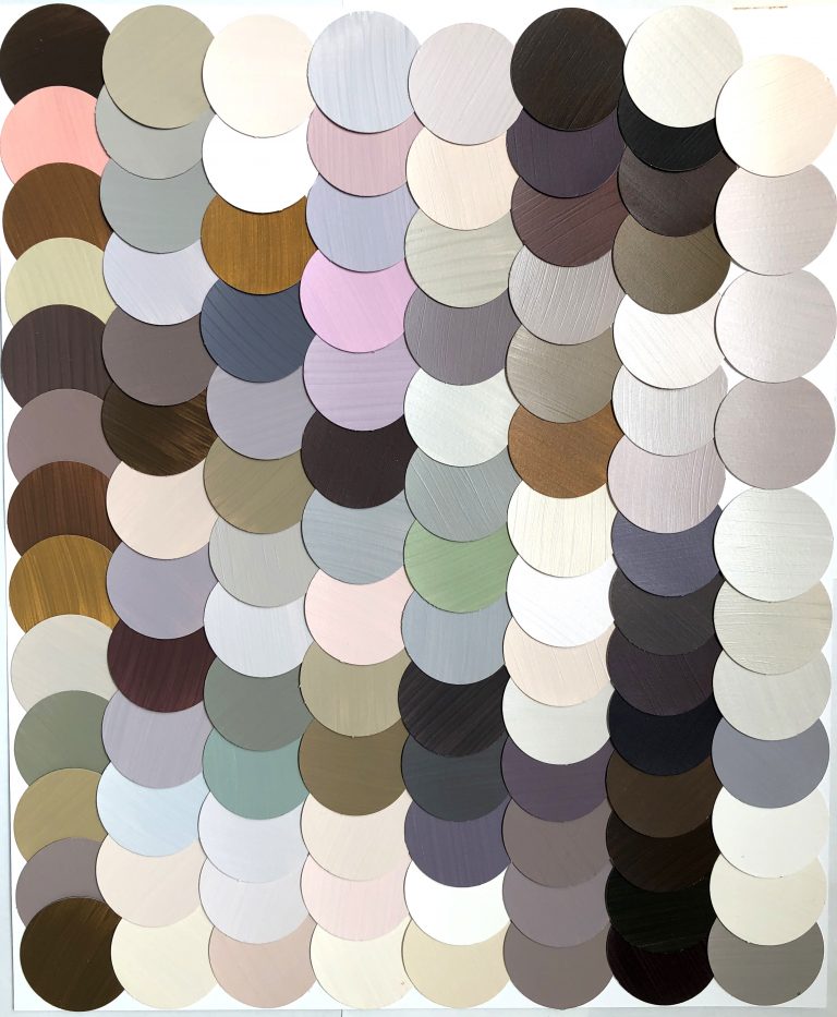Chromatic Study — hand-painted color composition